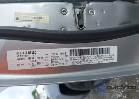 2016 Jeep Compass Sport из США, поврежденный, VIN 1C4NJDBB7GD501611